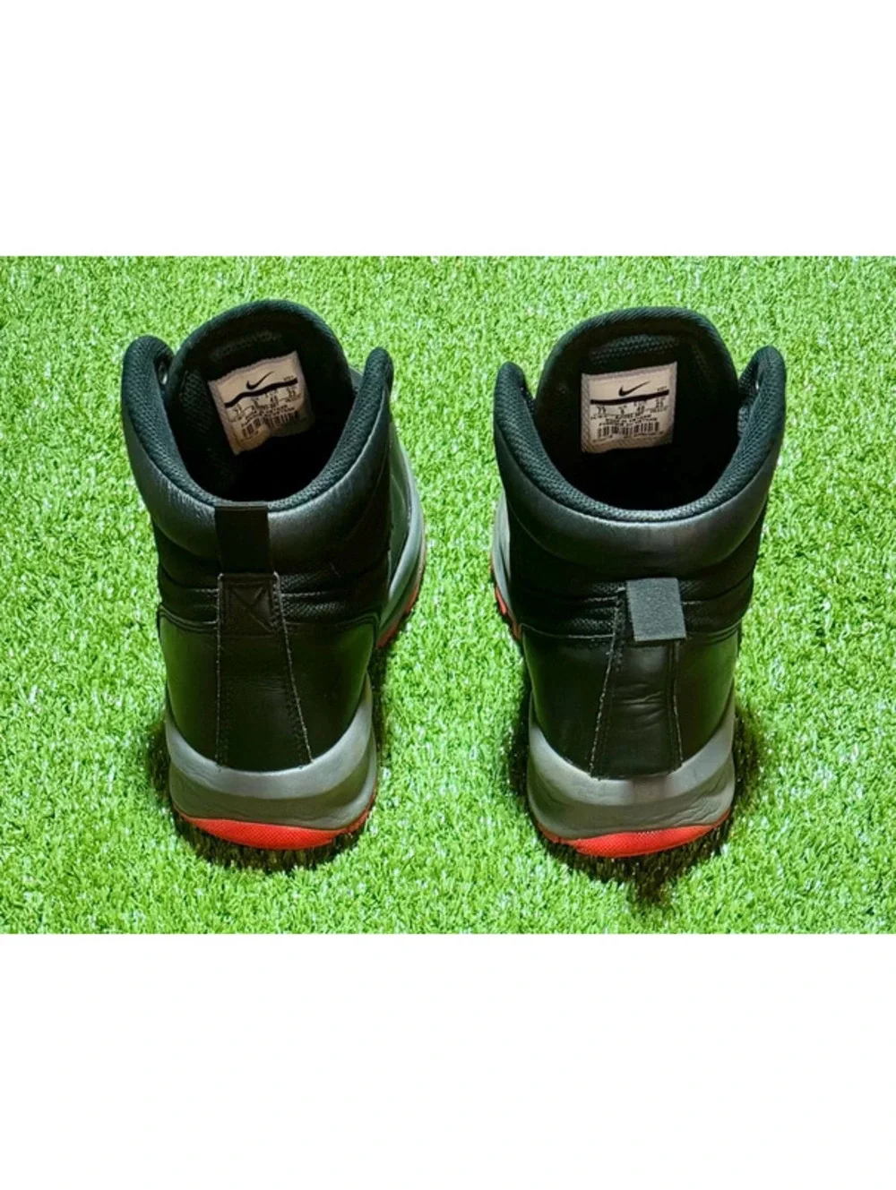 Nike Manoadome Black Red Boots High Top Sneakers – Size 7Y